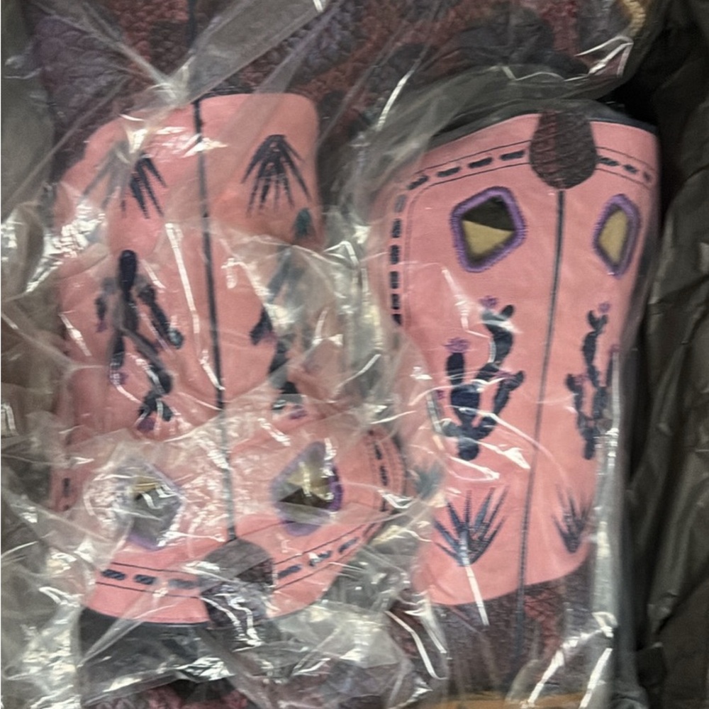 Nocona Boots Python Cactus Print NWT - image 3